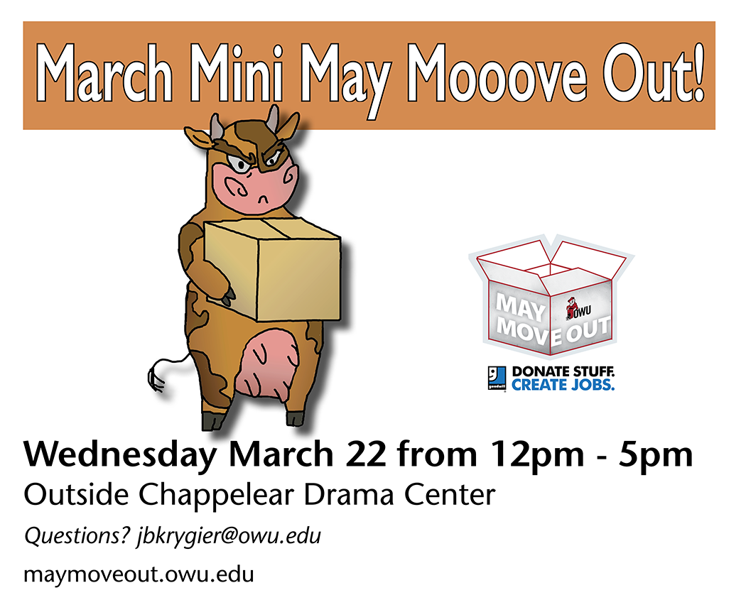 OWU’s Mini May Mooove Out, March 22, 2017!